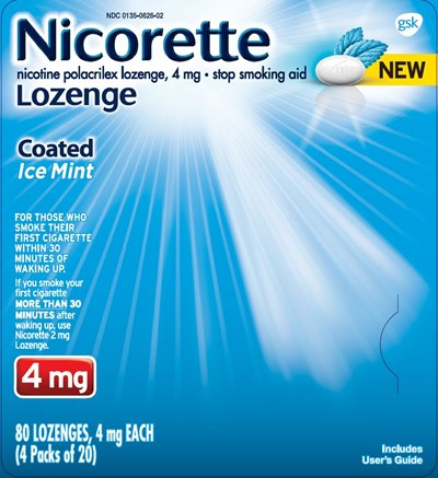 106608XA Nicorette Ice Mint 4 mg 80 Lozenges.JPG